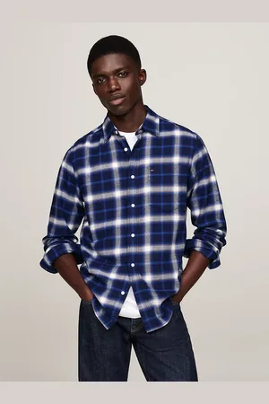 Tommy Hilfiger Brushed Shadow Check Regular Fit Shirt