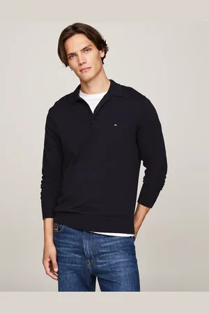 Tommy Hilfiger Polo Collar Jumper with Cashmere