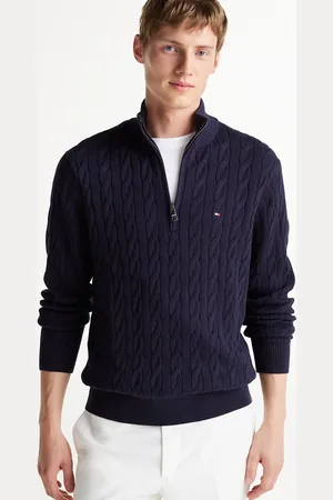 Tommy Hilfiger Cable Knit Half-Zip Jumper