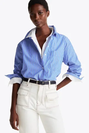 Tommy Hilfiger Oversized Fit Stripe Shirt