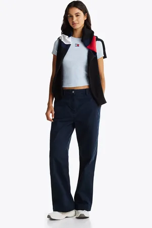 Tommy Hilfiger Mia Mid Rise Relaxed Straight Trousers