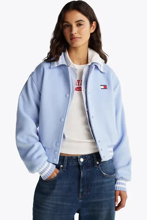 Tommy Hilfiger Varsity Cropped Bomber Jacket