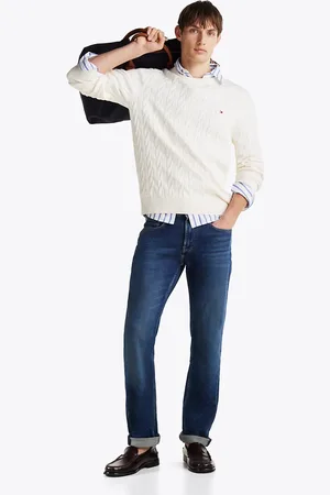 Tommy Hilfiger Denton Whiskered Straight Leg Jeans