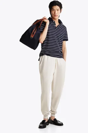 Tommy Hilfiger Flag Embroidery Cuffed Leg Joggers