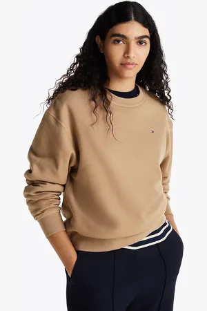 Tommy Hilfiger Flag Embroidery Crew Neck Sweatshirt