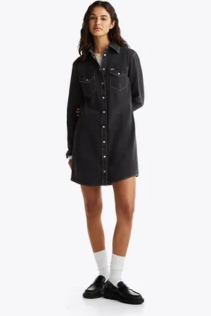 Tommy Hilfiger Western Denim Mini Shirt Dress
