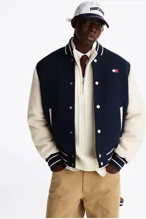 Tommy Hilfiger Relaxed Varsity Jacket With Wool