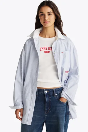 Tommy Hilfiger Oversized Fit Stripe Shirt