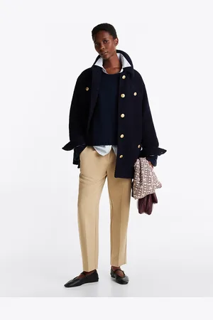 Tommy Hilfiger Slim Fit Straight Cropped Trousers