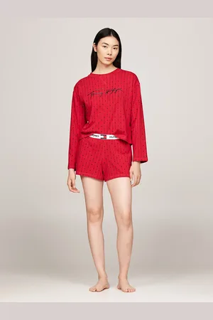 Tommy Hilfiger Heritage Print T-Shirt And Shorts Pyjama Set