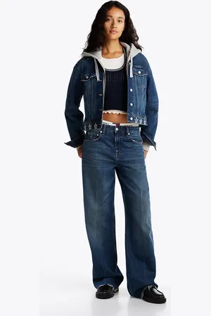 Tommy Hilfiger Mia Mid Rise Relaxed Straight Jeans