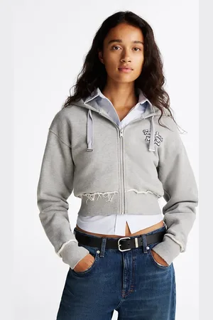 Tommy Hilfiger Back Logo Zip-Thru Sweatshirt