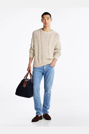 Tommy Hilfiger Denton Faded Straight Leg Jeans