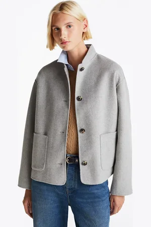 Tommy Hilfiger Wool Blend Baseball Collar Jacket