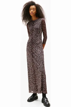 Tommy Hilfiger Print Mesh Maxi Dress