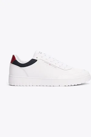 Tommy Hilfiger Mixed Texture Basketball Trainers
