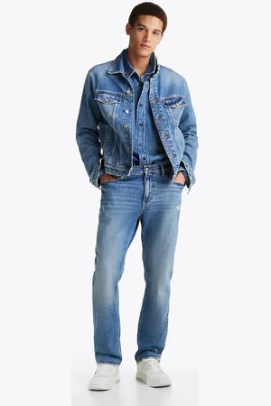 Tommy Hilfiger Ryan Distressed Slim Straight Jeans