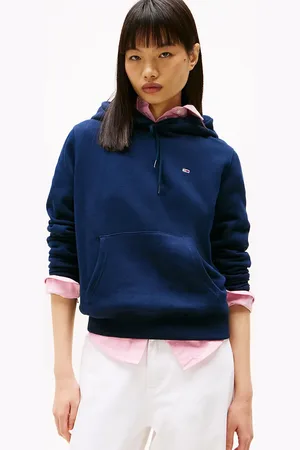 Tommy Hilfiger Flag Embroidery Drawstring Hoody