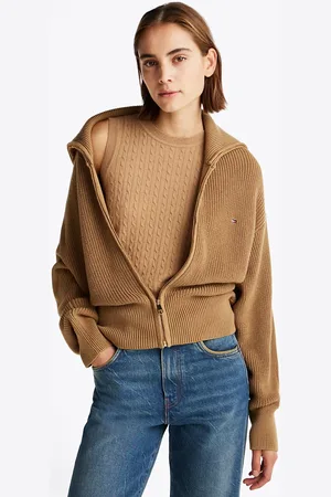 Tommy Hilfiger Cardigan Stitch Zip-Thru Sweatshirt