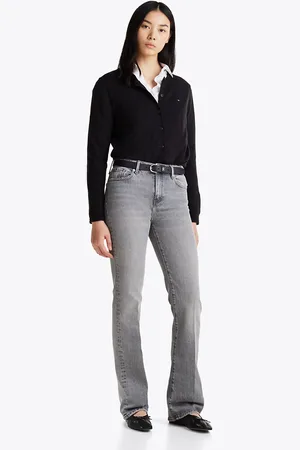 Tommy Hilfiger Faded Mid Rise Bootcut Jeans