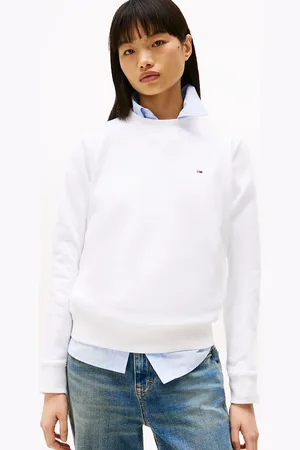 Tommy Hilfiger Flag Embroidery Crew Neck Sweatshirt