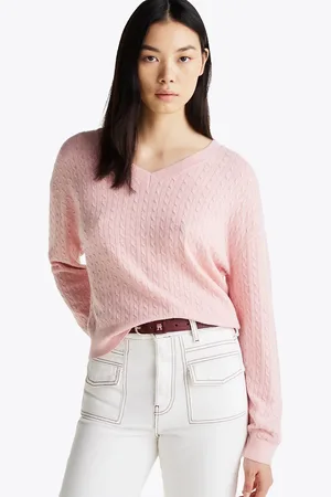 Tommy Hilfiger Wool Blend Mini Cable Knit Jumper