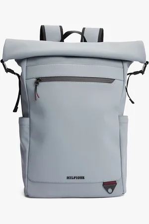 Tommy Hilfiger Logo Roll-Top Backpack
