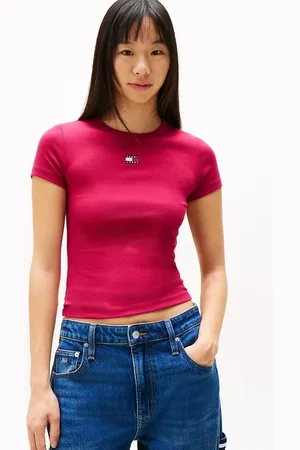 Tommy Hilfiger Tommy Badge Ribbed Slim T-Shirt