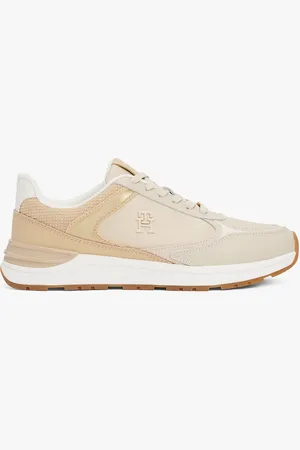Tommy Hilfiger Leather Mixed Texture Trainers