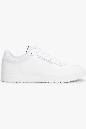 Tommy Hilfiger Leather Mixed Texture Trainers