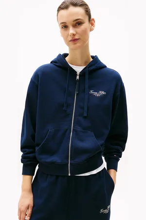 Tommy Hilfiger Logo Zip-Thru Hoody