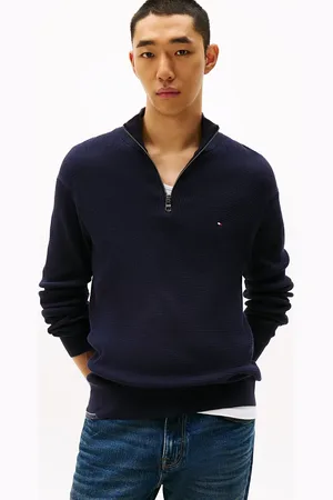 Tommy Hilfiger Textured Quarter-Zip Jumper