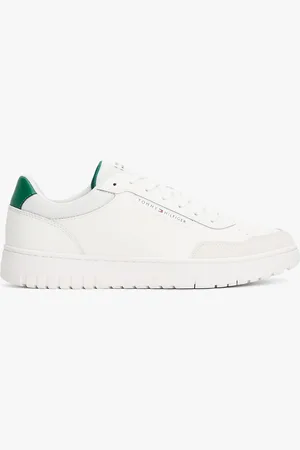 Tommy Hilfiger Mixed Texture Basketball Trainers