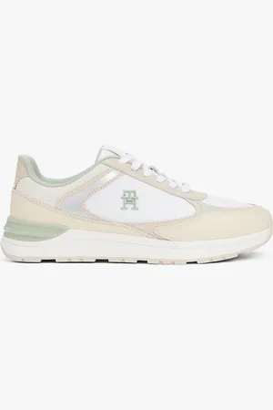Tommy Hilfiger Leather Mixed Texture Trainers