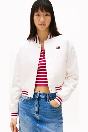 Tommy Hilfiger Tommy Badge Satin Bomber Jacket