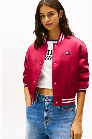 Tommy Hilfiger Tommy Badge Satin Bomber Jacket