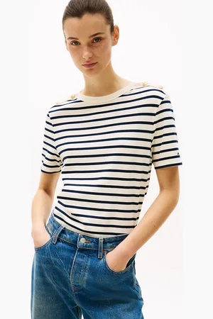 Tommy Hilfiger Gold Button T-Shirt