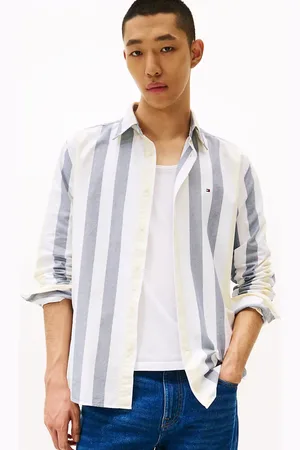 Tommy Hilfiger Relaxed Fit Stripe Oxford Shirt
