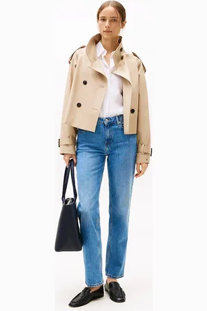 Tommy Hilfiger Faded Mid Rise Straight Leg Jeans