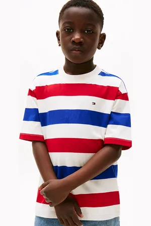 Tommy Hilfiger Flag Embroidery Crew Neck T-Shirt