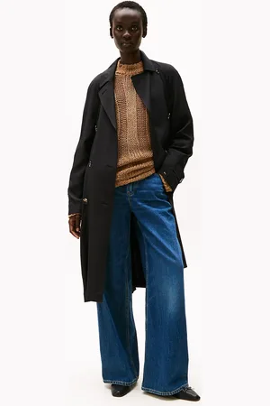 Tommy Hilfiger Double Breasted Belted Trench Coat
