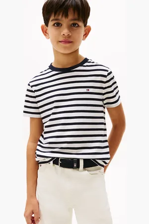 Tommy Hilfiger Flag Embroidery Crew Neck T-Shirt