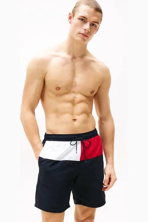 Tommy Hilfiger Hilfiger Flag Long Length Swim Shorts