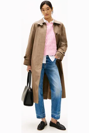Tommy Hilfiger High Rise Twisted Leg Ankle Jeans