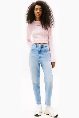 Tommy Hilfiger Ultra High Rise Tapered Mom Jeans