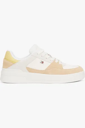 Tommy Hilfiger Mixed Texture Basketball Trainers