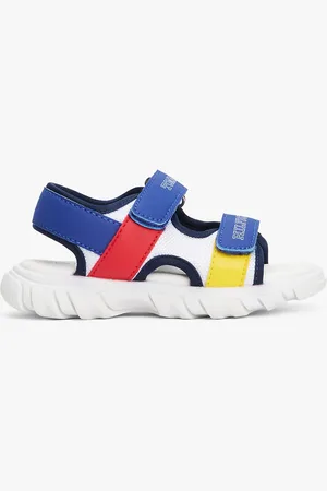 Tommy Hilfiger Colour-Blocked Hook And Loop Sandals