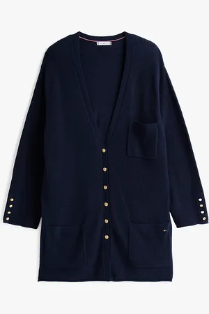 Tommy Hilfiger Curve Wool Blend Relaxed Cardigan
