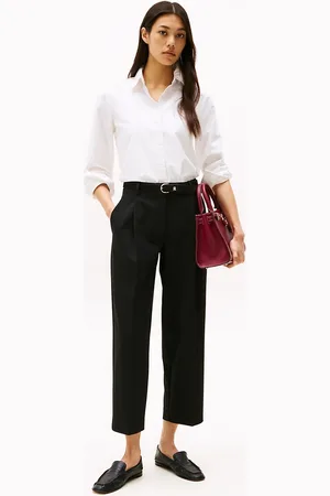 Tommy Hilfiger Tapered Leg Cropped Trousers
