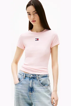 Tommy Hilfiger Tommy Badge Ribbed Slim T-Shirt